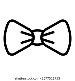 Tie Icon in Line Style