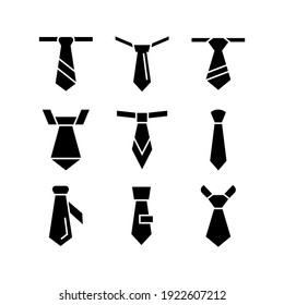 tie icon or logo isolated sign symbol vector illustration - Collection of high quality black style vector icons
