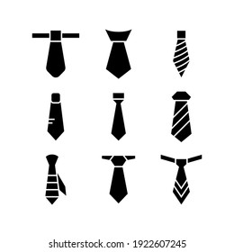 tie icon or logo isolated sign symbol vector illustration - Collection of high quality black style vector icons
