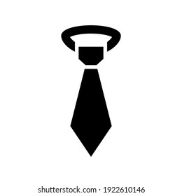 tie icon or logo isolated sign symbol vector illustration - high quality black style vector icons
