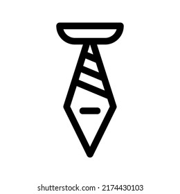 tie icon or logo isolated sign symbol vector illustration - high quality black style vector icons
