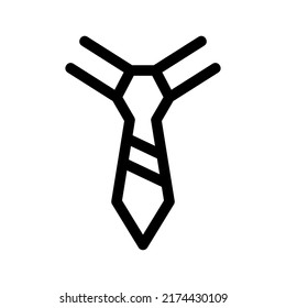 tie icon or logo isolated sign symbol vector illustration - high quality black style vector icons
