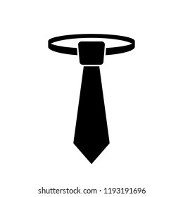 Tie icon, logo on white background