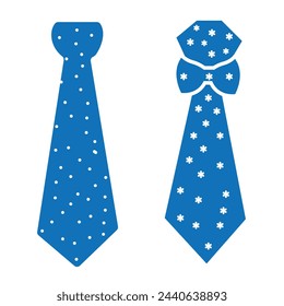 The tie icon. Necktie and neckcloth symbol. Flat. Illustration for web and mobile design. Vector necktie icon