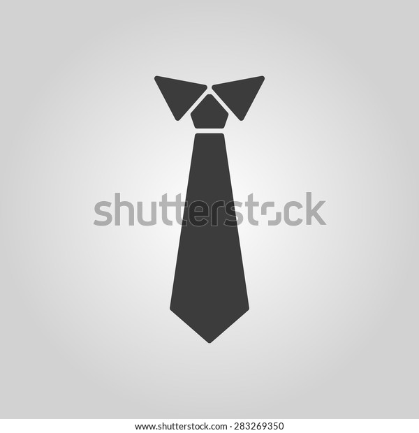 ネクタイアイコン ネクタイとネクタイのシンボル 平らなベクター画像イラスト のベクター画像素材 ロイヤリティフリー