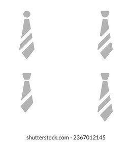 tie icon on a white background, vector illustration