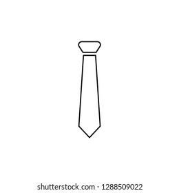 tie icon outline