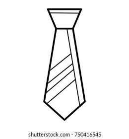 tie icon outline
