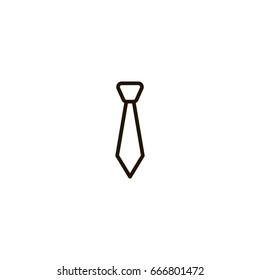 tie icon. sign design