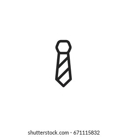 tie icon. sign design