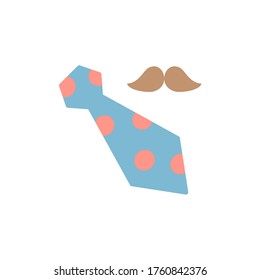 Tie icon. Simple color vector elements of cultural activities icons for ui and ux, website or mobile application