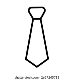 tie icon Simple thin line stroke