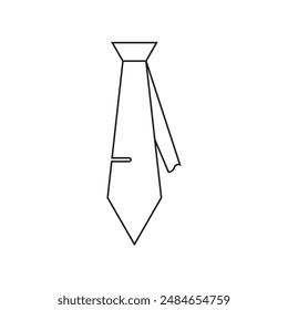 icono de corbata o diseño de Vector de ilustración