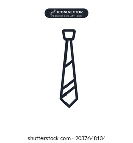 tie icon symbol template for graphic and web design collection logo vector illustration