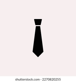 Tie icon, symbol, vector, sign