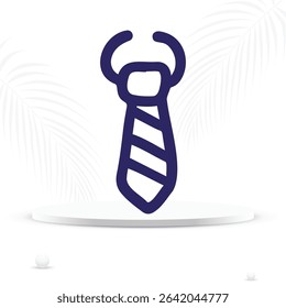 Tie icon symbolizing formal wear and professionalism