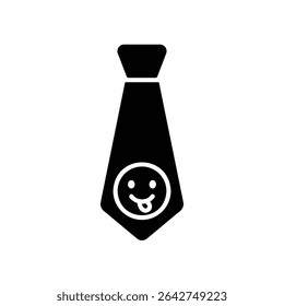 Amarrar ícone com língua destacando emoticon