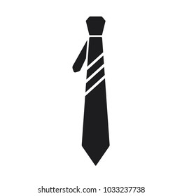 tie icon in trendy flat style, necktie icon 