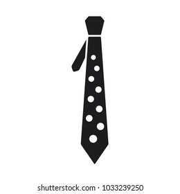 tie icon in trendy flat style 