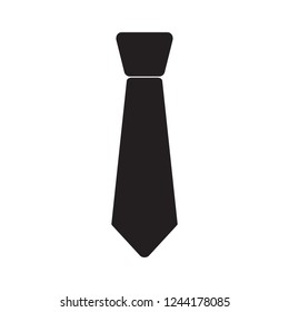 Tie icon in trendy flat style isolated on white background. Necktie symbol for your web site design, logo, app, UI. Vector illustration.