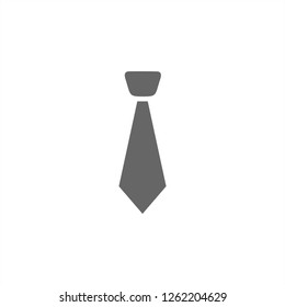 Tie Icon in trendy flat style isolated on white background. Necktie symbol for your web site design, logo, app, UI. Vector illustration.