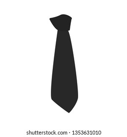 Tie Icon in trendy flat style isolated on white background. Necktie symbol for your web site design, logo, app, UI. Vector illustration. EPS 10.