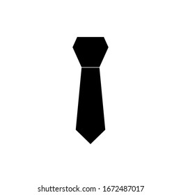 Icono de los empates en un estilo plano moderno aislado en fondo blanco. Símbolo de corbata para el diseño de su sitio web, logotipo, aplicación, UI. Ilustración del vector, EPS10.