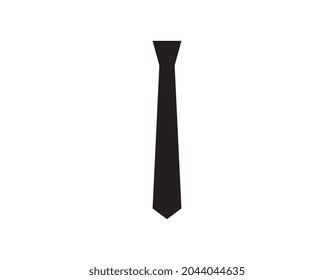 Tie Icon in trendy flat style isolated on white background.