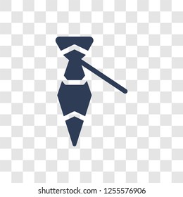 Tie icon. Trendy Tie logo concept on transparent background from Business and analytics collection