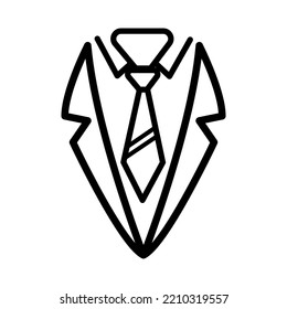 Tie icon in trendy vector design illustration