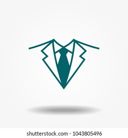 tie icon vector