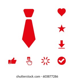Tie icon vector