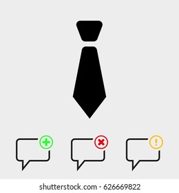 Tie icon vector