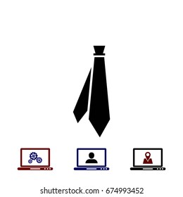 Tie icon vector