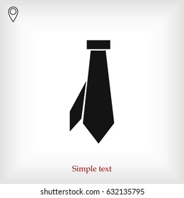 Tie icon, vector best flat icon EPS