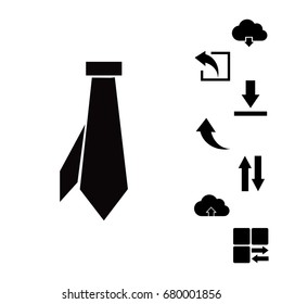 Tie icon, vector best flat icon EPS