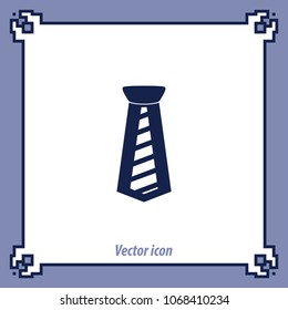 Tie icon, vector design element
