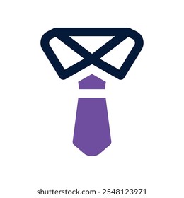 tie icon. vector dual tone icon for your website, mobile, presentation, and logo design.