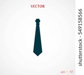 The tie icon vector, Vector EPS 10 illustration style