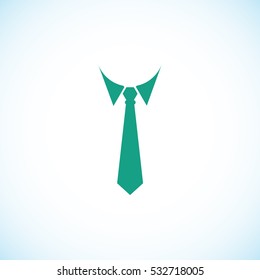 The tie icon, Vector EPS 10 illustration style