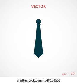 The tie icon vector, Vector EPS 10 illustration style