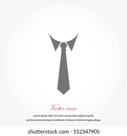 The tie icon, Vector EPS 10 illustration style