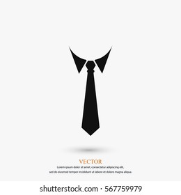 The tie icon, Vector EPS 10 illustration style