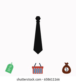 The tie icon vector, Vector EPS 10 illustration style