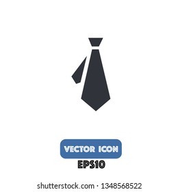 tie icon, tie vector. eps10