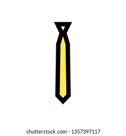 Tie icon vector - Flat