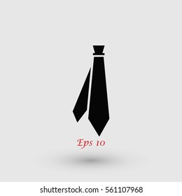 Tie icon vector, flat design best vector icon