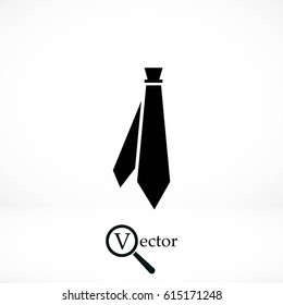 Tie icon vector, flat design best vector icon
