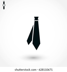 Tie icon vector, flat design best vector icon
