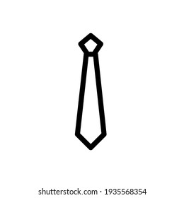 Tie icon, vector illustration. Flat design style. vector tie icon illustration isolated on white background, tie icon Eps10. tie icons graphic design vector symbols.